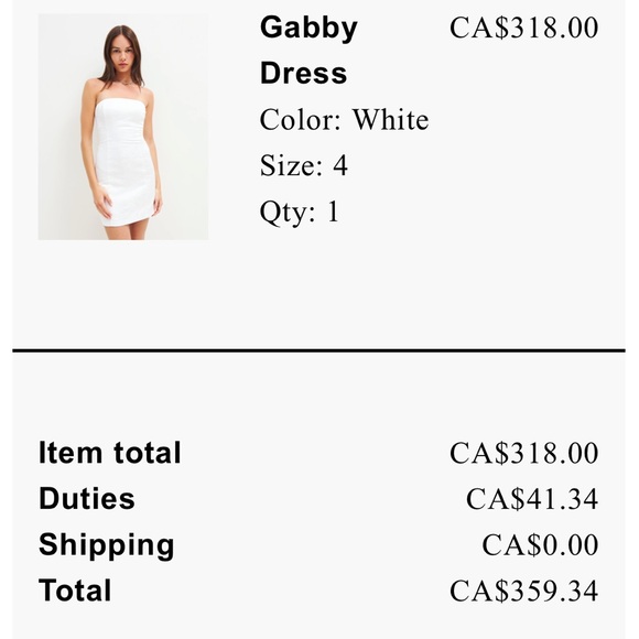 Reformation gabby dress - Picture 3 of 5